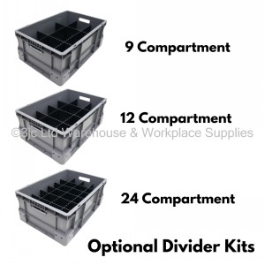 Heavy Duty Stacking Euro Box 60cm 90 Litre